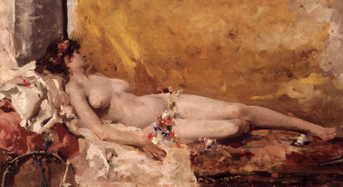 Desnudo español impresionista por Sorolla y Bastida.